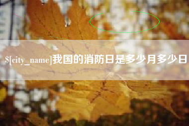 武威我国的消防日是多少月多少日