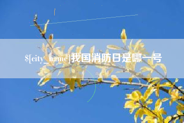 武威我国消防日是哪一号