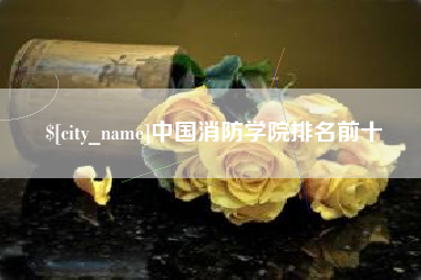 武威中国消防学院排名前十
