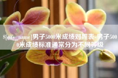 武威男子5000米成绩对照表-男子5000米成绩标准通常分为不同等级