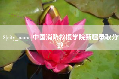 武威中国消防救援学院新疆录取分数