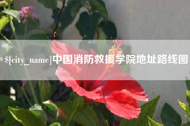 武威中国消防救援学院地址路线图