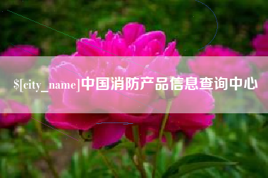 武威中国消防产品信息查询中心