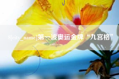 武威第一波奥运金牌“九宫格”