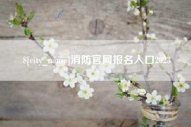 武威消防官网报名入口2023