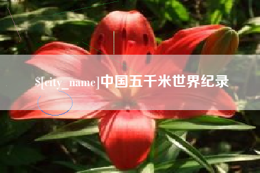 武威中国五千米世界纪录