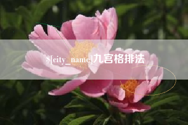 武威九宫格排法