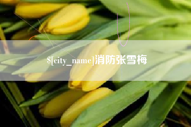 武威消防张雪梅