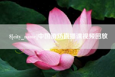 武威中国消防直播课视频回放
