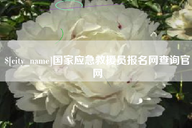 武威国家应急救援员报名网查询官网