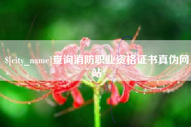 武威查询消防职业资格证书真伪网站