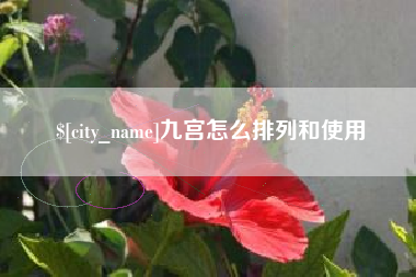 武威九宫怎么排列和使用
