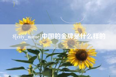 武威中国的金牌是什么样的
