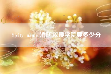 武威消防救援学院要多少分